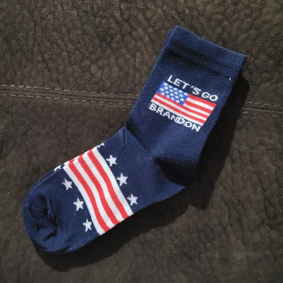 NEW Novelty Let's Go Brandon  Socks