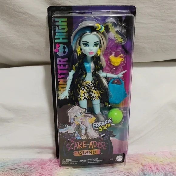 (#13) New Monster High Frankie Stein Doll Box Has Wear Never Removed