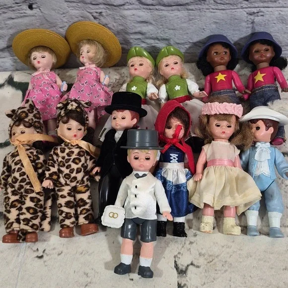 Madame Alexander Mini Dolls Lot Of 13 Assortment McDonalds Some Duplicates