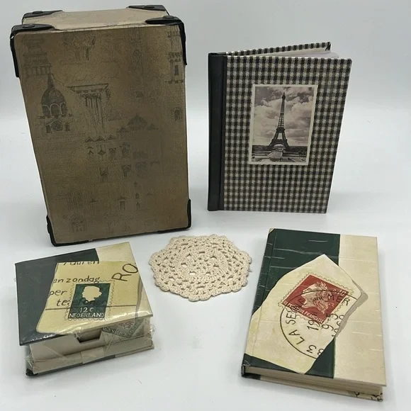TRAVEL DECOR SET with JOURNAL AND PHOTO ALBUM