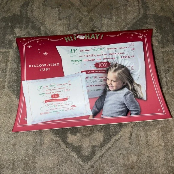 Demdaco Hit‎ the hay holiday Cotton Standard pillowcase Christmas New