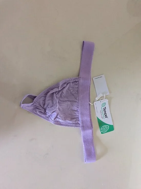 Todd Sanfield Essential Thong in Lavender, Size L, NWT