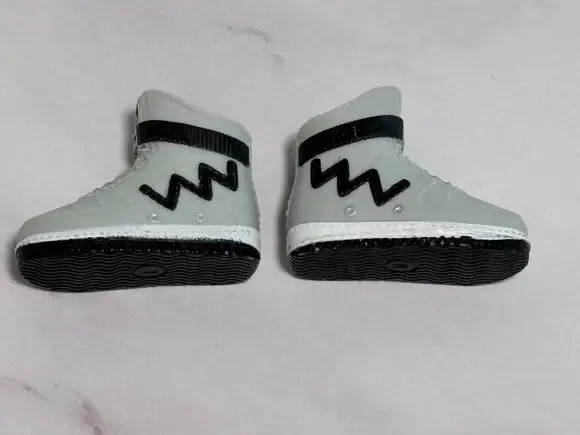 LOL Surprise OMG Cool Lev Doll Sneakers Boots Shoes White Black