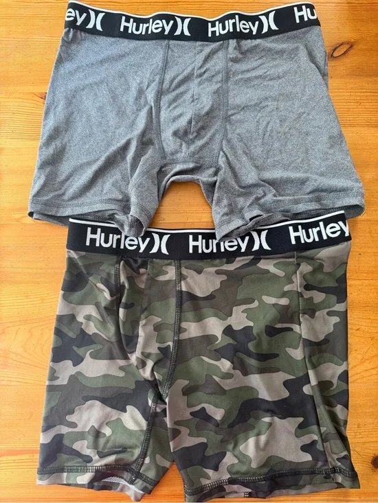 Hurley boxer briefs nwot 2 pairs men M