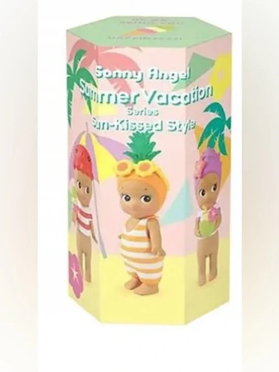 Sunny Angel Summer Vacation Pineapple Doll - Pink & Yellow
