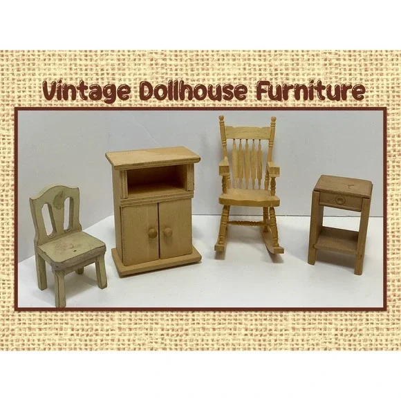 1:12‎ Scale Vintage Dollhouse Furniture