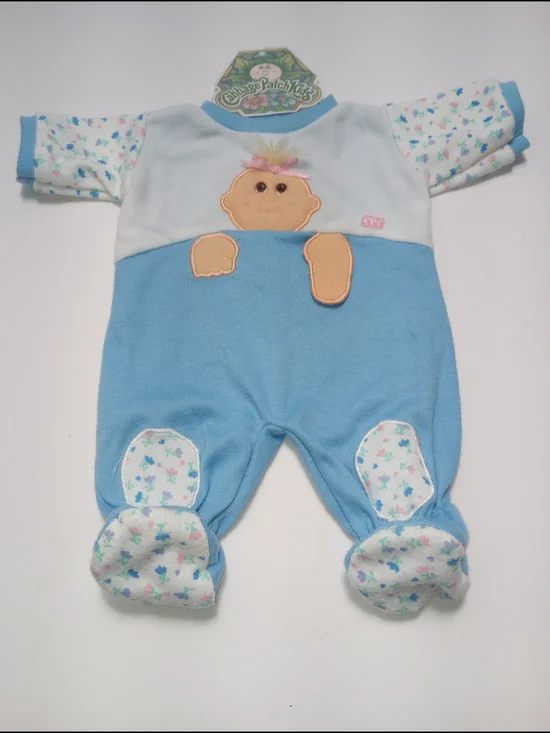 Cabbage Patch Kids Doll Clothes Preemie Sleeper, Doll Face
