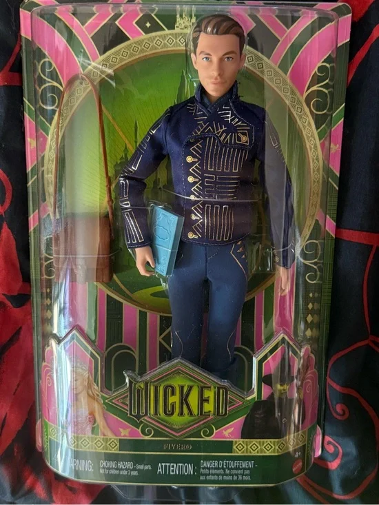 Wicked Fiyero Doll in Navy & Gold Outfit
