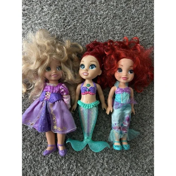 Disney Princess Dolls  Repunzel Ariel Talking Mermaid Ariel 14