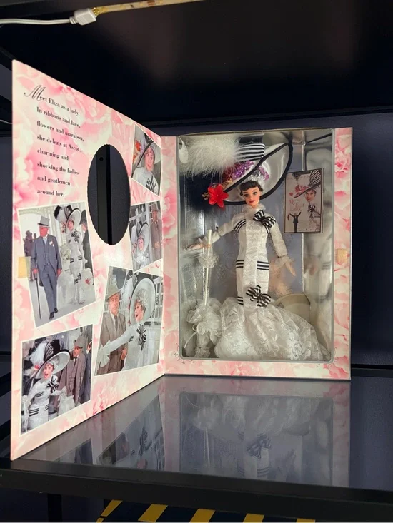 Barbie White Black Trim Edwardian Fashion Doll