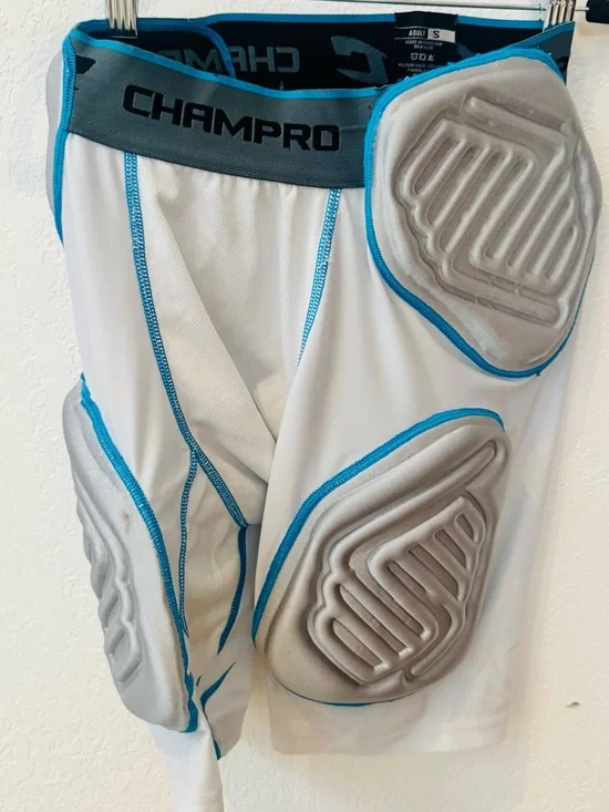 Champro 'Bull Rush' integrated 5 pad football compression Girdle