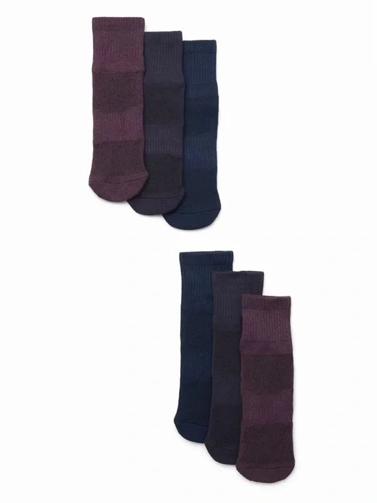 Performance Stretch Ankle Socks, 6-Pack