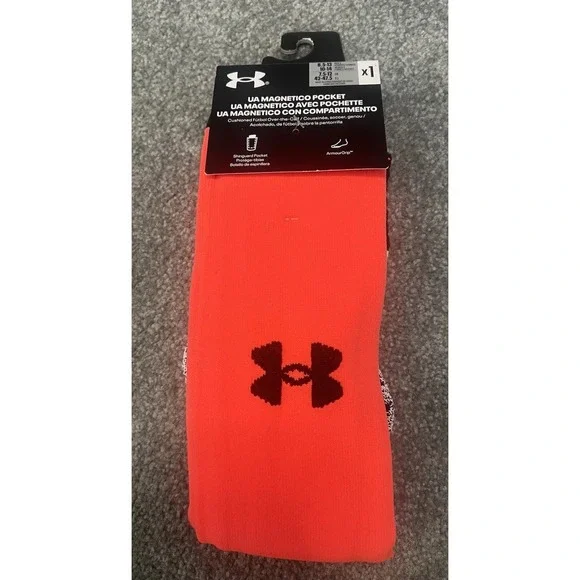 Under Armor‎ Unisex Cushioned Shin Guard Pocket Armor Grip Socks New