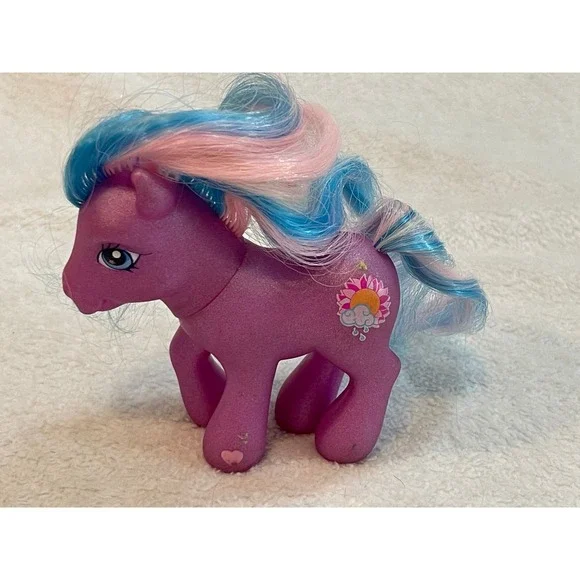 My Little Pony G3 Sunshower 2004 Purple Pearlescent Earth Pony Vintage Hasbro