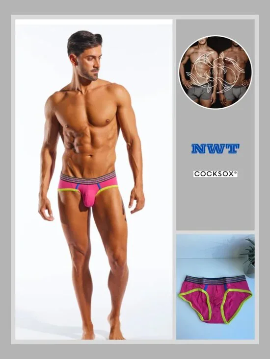 Cocksox - Sports Brief in Club Pink (M)
