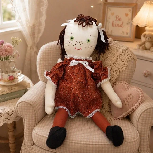 Handmade Primitive Rag Doll 19