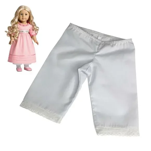 American Girl Caroline Pantalettes Meet Outfit White Under Panty Doll Accessory