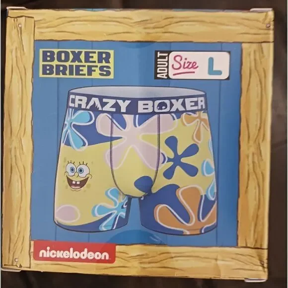 Crazy Boxer Spongebob Boxer Briefs