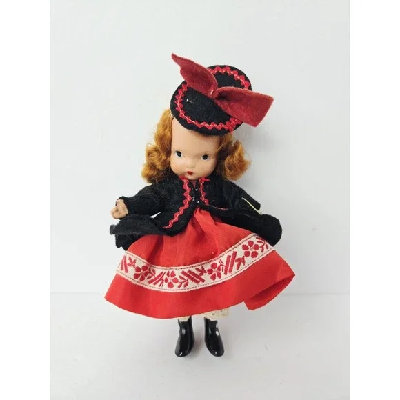 Vintage Nancy Ann Storybook Doll moveable legs 123‎ One Two