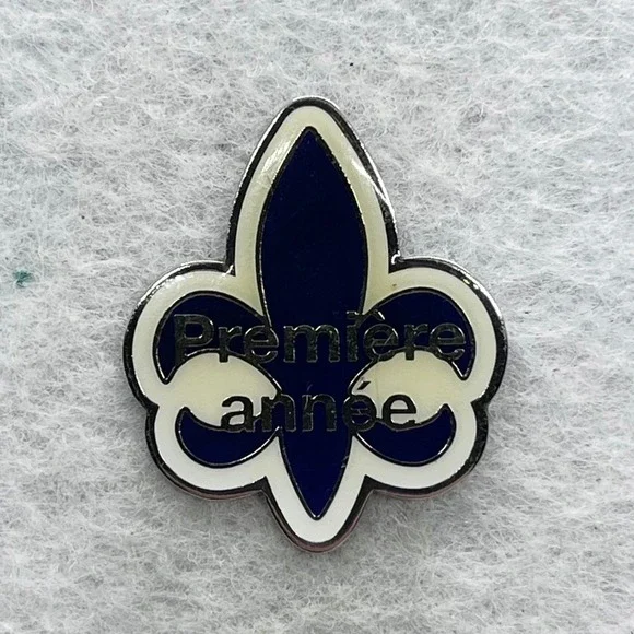 🔮 5/$25 Fleur De Lis Première‎ année Pin