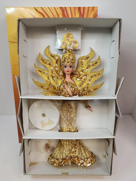 Bob Mackie Goddess Of The Sun Barbie Doll Limited Edition Mattel 1995 NRFB