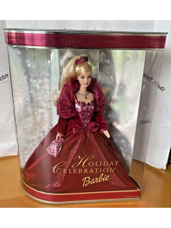 2002 Special Edition Holiday Celebration Barbie Doll Mattel NIB #56209