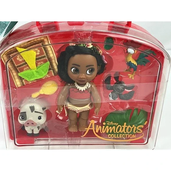 Disney Animators' Collection Moana Mini Doll Playset With Accessories New‎