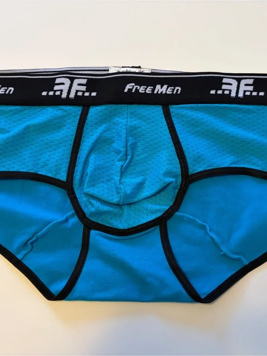 Aqua Athletic Briefs with Contrast Trim