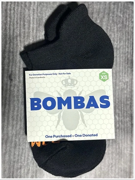 Bombas Black No-Show Socks NWT [1743]
