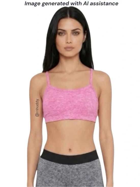 Alo Yoga S Alosoft Gratitude Bra in Pink