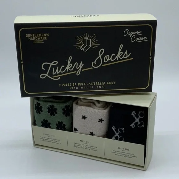 Lucky Socks 3 pairs of multi-patterned socks