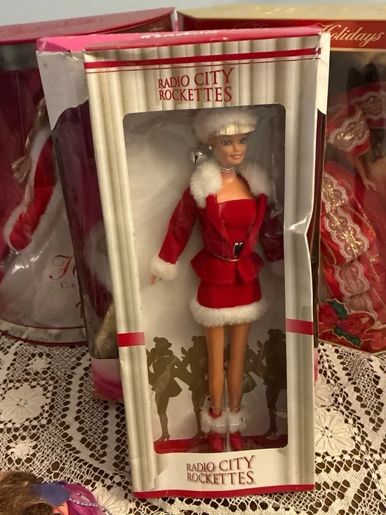 Barbie Radio City Rockettes Red and White Holiday Doll