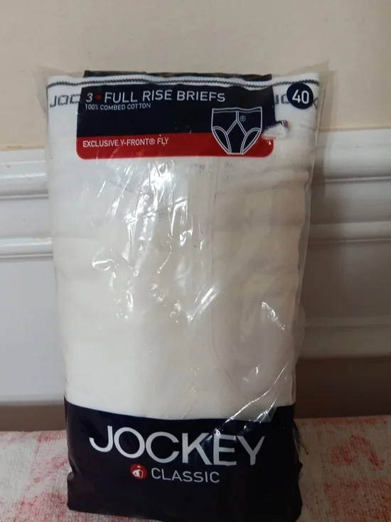 Jockey White Full Rise Briefs 3 Pack
