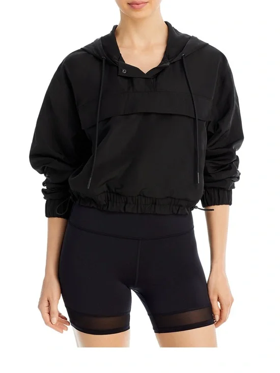 ALO International Anorak Jacket in Black Size Small
