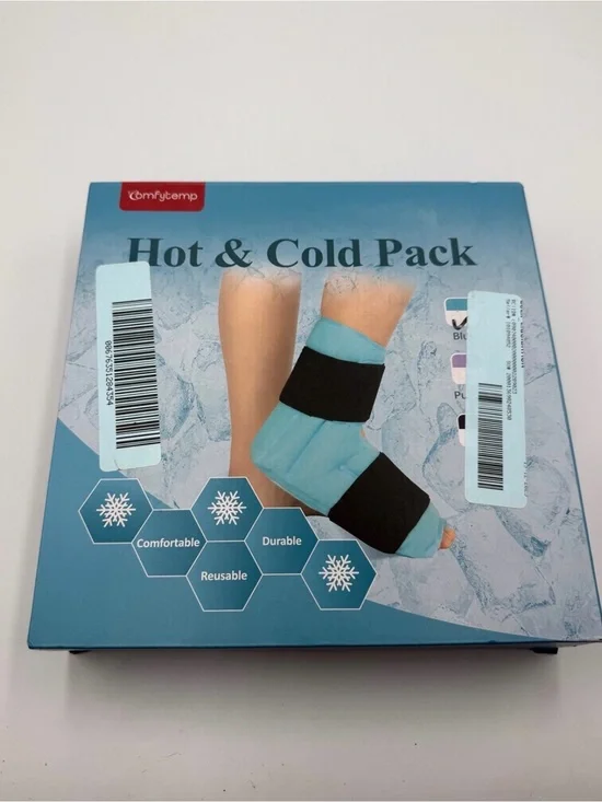 Comfytemp Reusable Hot & Cold Gel Pack with Adjustable Wrap – New in Box