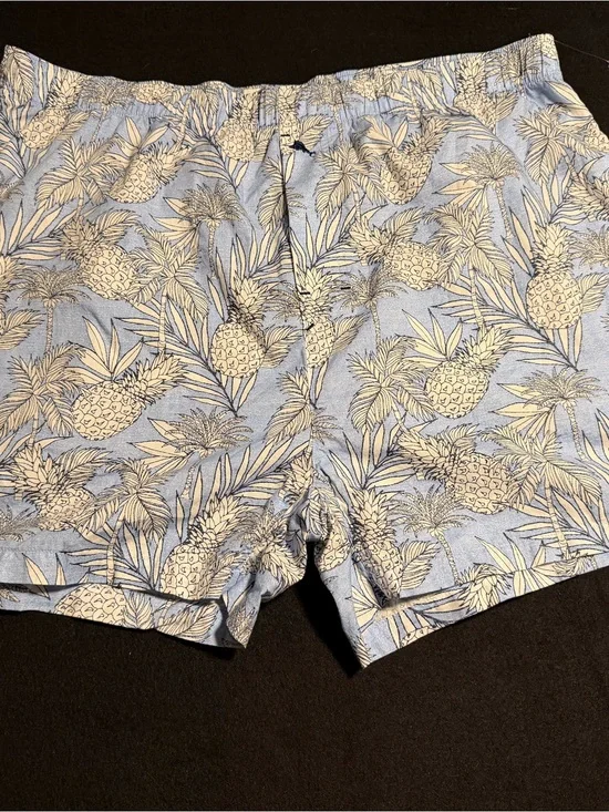 Tommy Bahama Light Blue Tropical Print Shorts