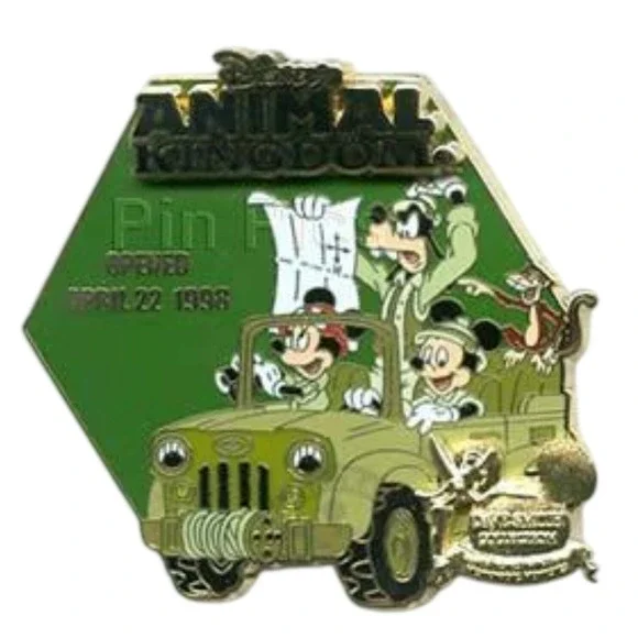 Disney Pin Animal Kingdom Opening Dave Smith Collection Safari Ride LE 48622 WDW