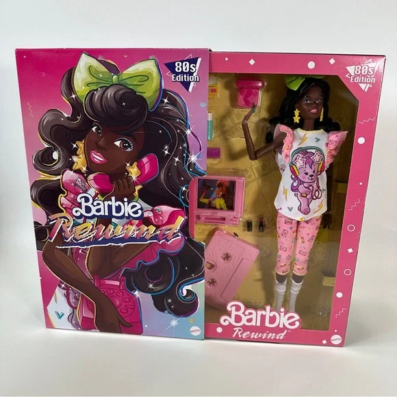 Barbie Rewind 80’s Edition Retro Throwback VHS Box Barbie *NEW‎ IN BOX*  HJX19