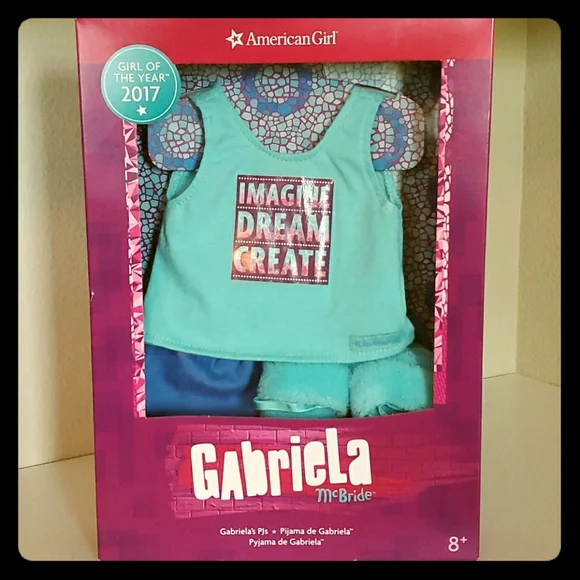 New‎ in Box- American Girl Gabriela McBride PJ Set