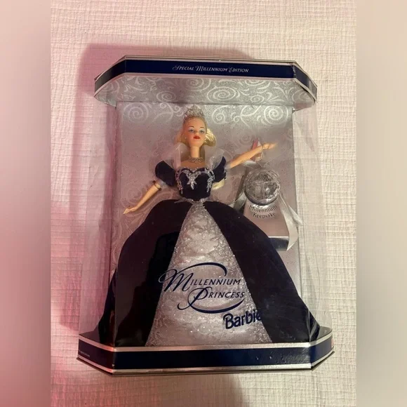 Barbie New Year Millennium Princess Doll Special Edition Mattel 2000 Damaged Box