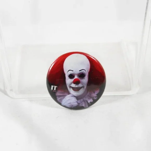Pennywise It Clown Horror Pin Unisex Gothic Men Women Teen Punk Edgy 80s Movie