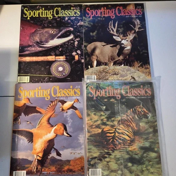 Sporting‎ Classics Magazine 1997 Lot Of 4  Hunting & Fishing Collectible