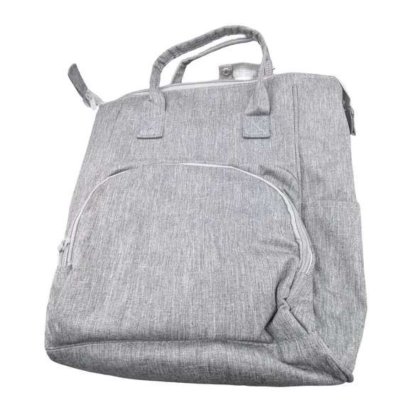 Enfamil Gray Diaper Bag Backpack Insulated Pocket Travel Baby Bag