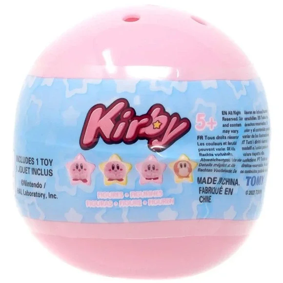 Kirby Of The Stars Plush Cuties Series Tomy 2-Inch Plush Doll MYSTERY BALL