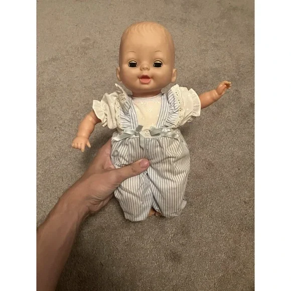 1990 Cititoy Rubber Head, Arms & Legs Baby Doll 9