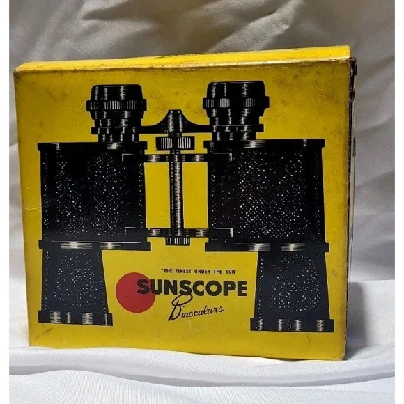 Vintage Sunscope President 7 X 35 Binoculars Japan *New With‎ Defect*