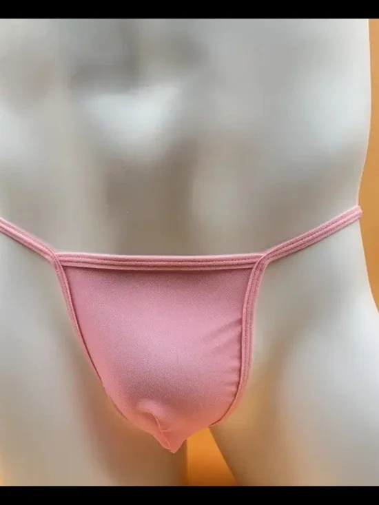 Men's Sheer Sexy Mesh G-Strings & Thongs T Back Underwear