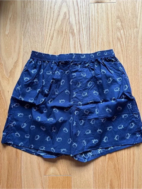 [Men's] Harry’s x Sleepy Jones Navy Mammoth Printed Cotton Boxer Shorts