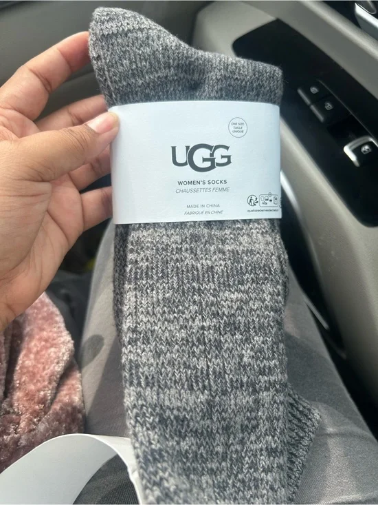 UGG Rib Knit Slouchy Crew Socks