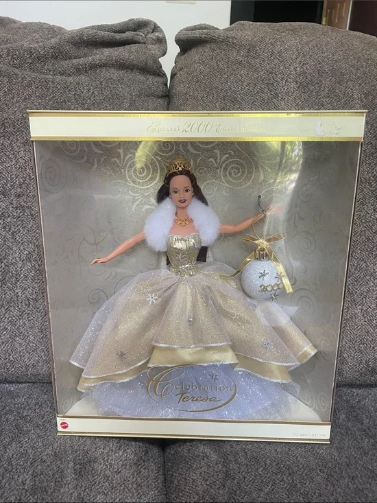 Mattel Teresa Doll in Gold and White Gala Gown